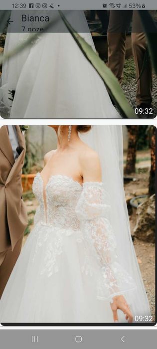 Vând rochie de mireasă