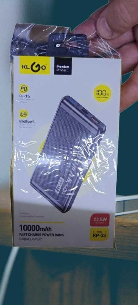 Преносима батерия KLGO KP-33, 10000mAh