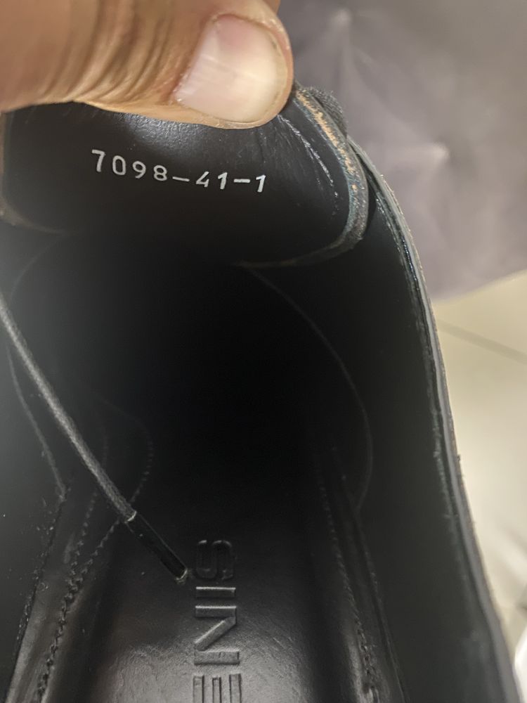 Pantofi eleganti piele lacuita mediu firma Anna Cori ca NOI