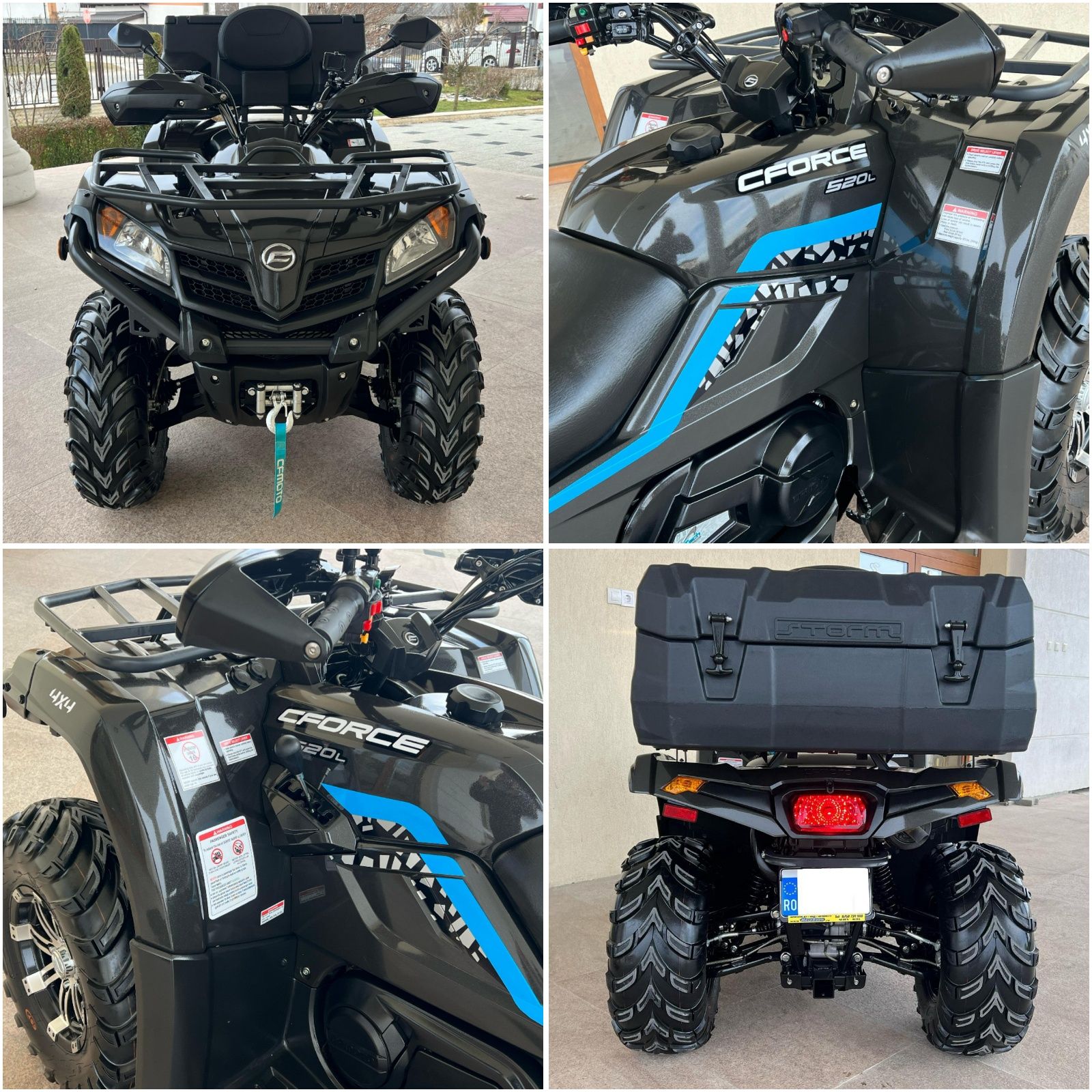 Atv Cf Moto 520L EPS 1000km ca Nou‼️(Linhai,tgb,cam am ,Segay)