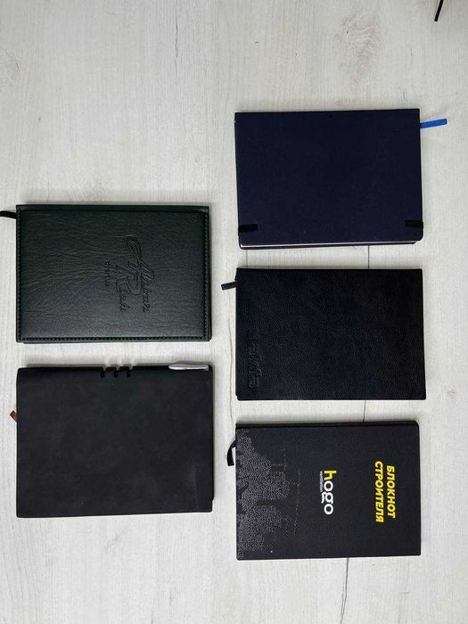 Ежедневниклар логотипли бизнес учун Блакноты и ежедневники с лого