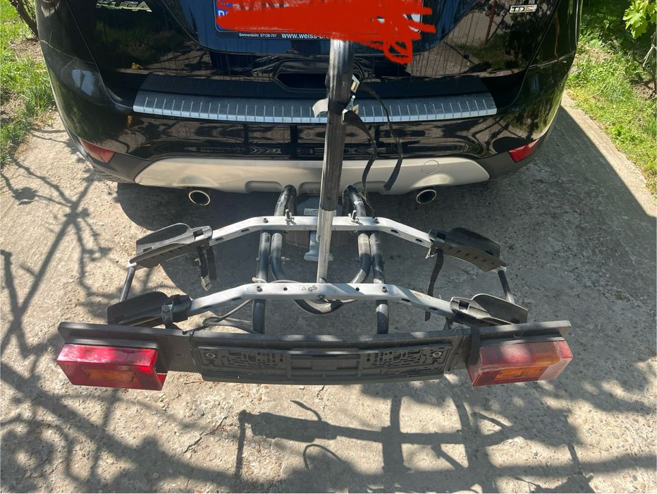 Suport Jetbag 2 biciclete cu prindere pe carlig, semnalizari