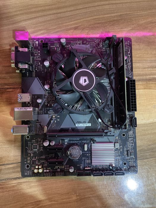 Компьютер, материнка, core i3 8100, hdd 500gb, блок питания