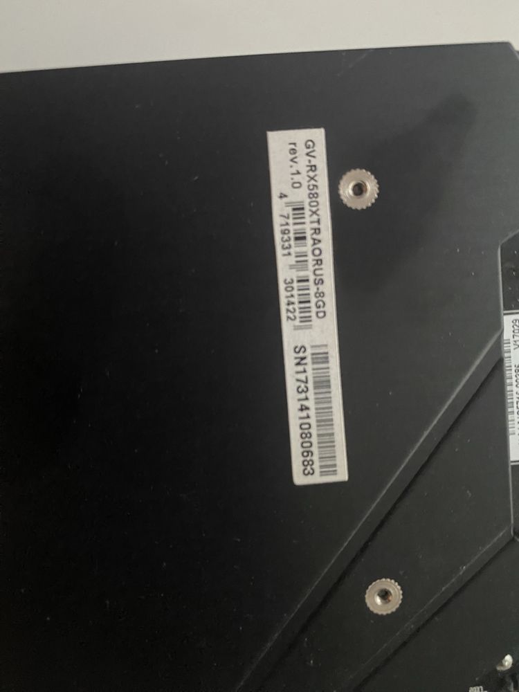 Видео карта Gigabyte AORUS XTR RX580 8GB