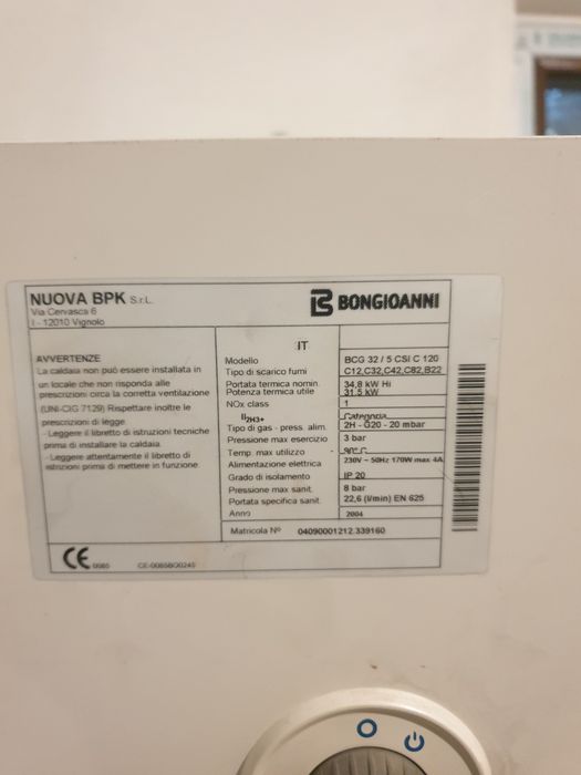 Centrala termica pe gaz cu boiler