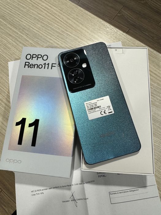 OPPO Reno11 F, 256GB, 8GB RAM, 5G, Palm Green, NOU!