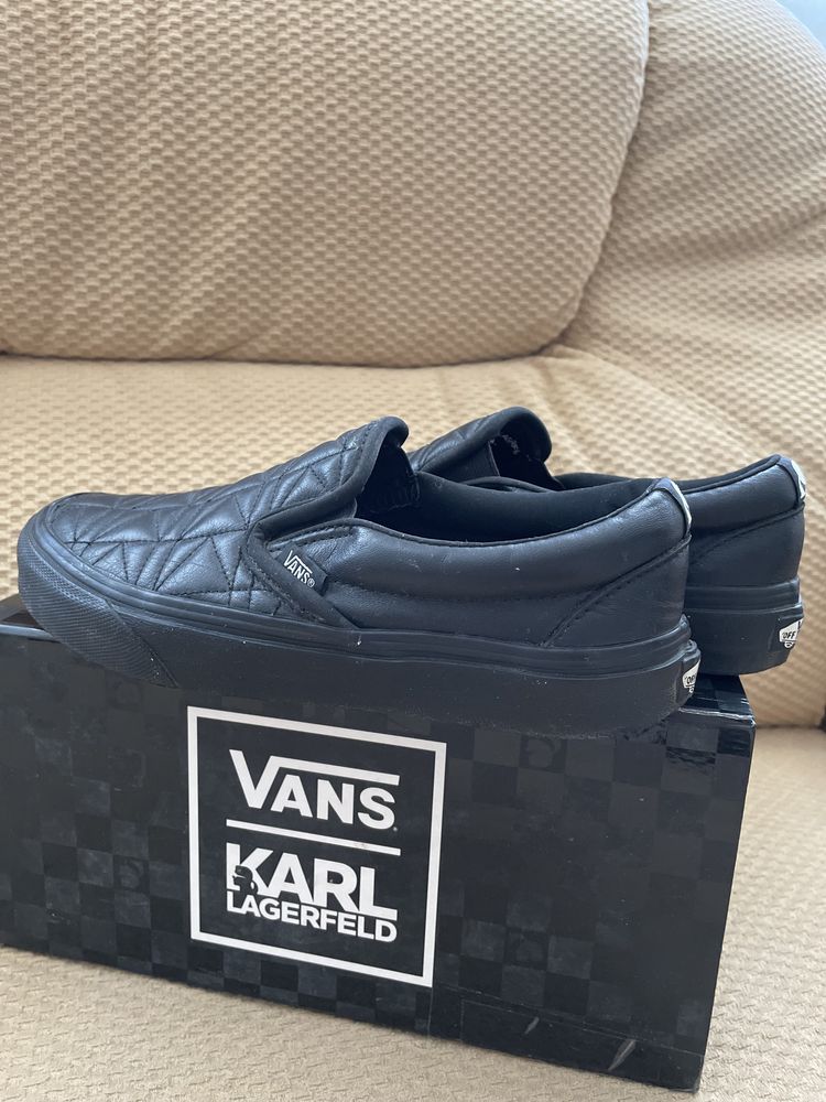 Обувь мюли от Vans x Karl Lagerfeld