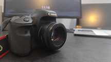 Canon 7D + 50mm f1.8 + Card Memorie