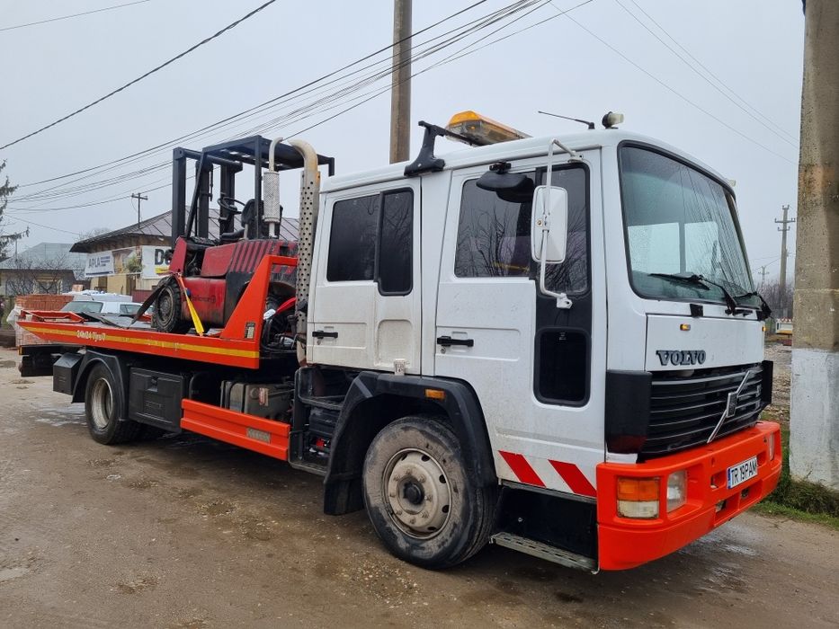 Tractari ,Transport utilaje si Autoutilitare cu platforma hidraulică