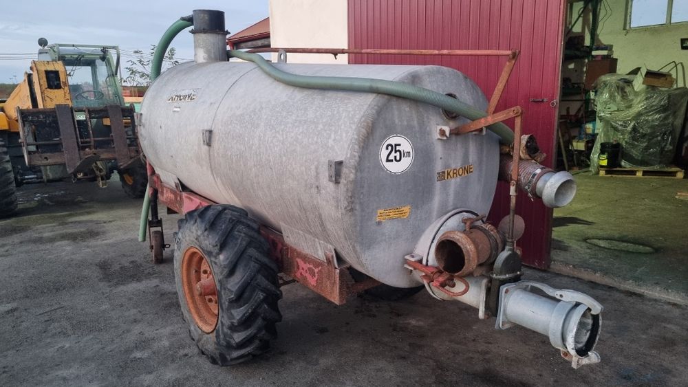 vidanja galvanizata 3000 L cu furtun