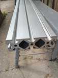 profil aluminiu extrudat 120 x 40 x 1500