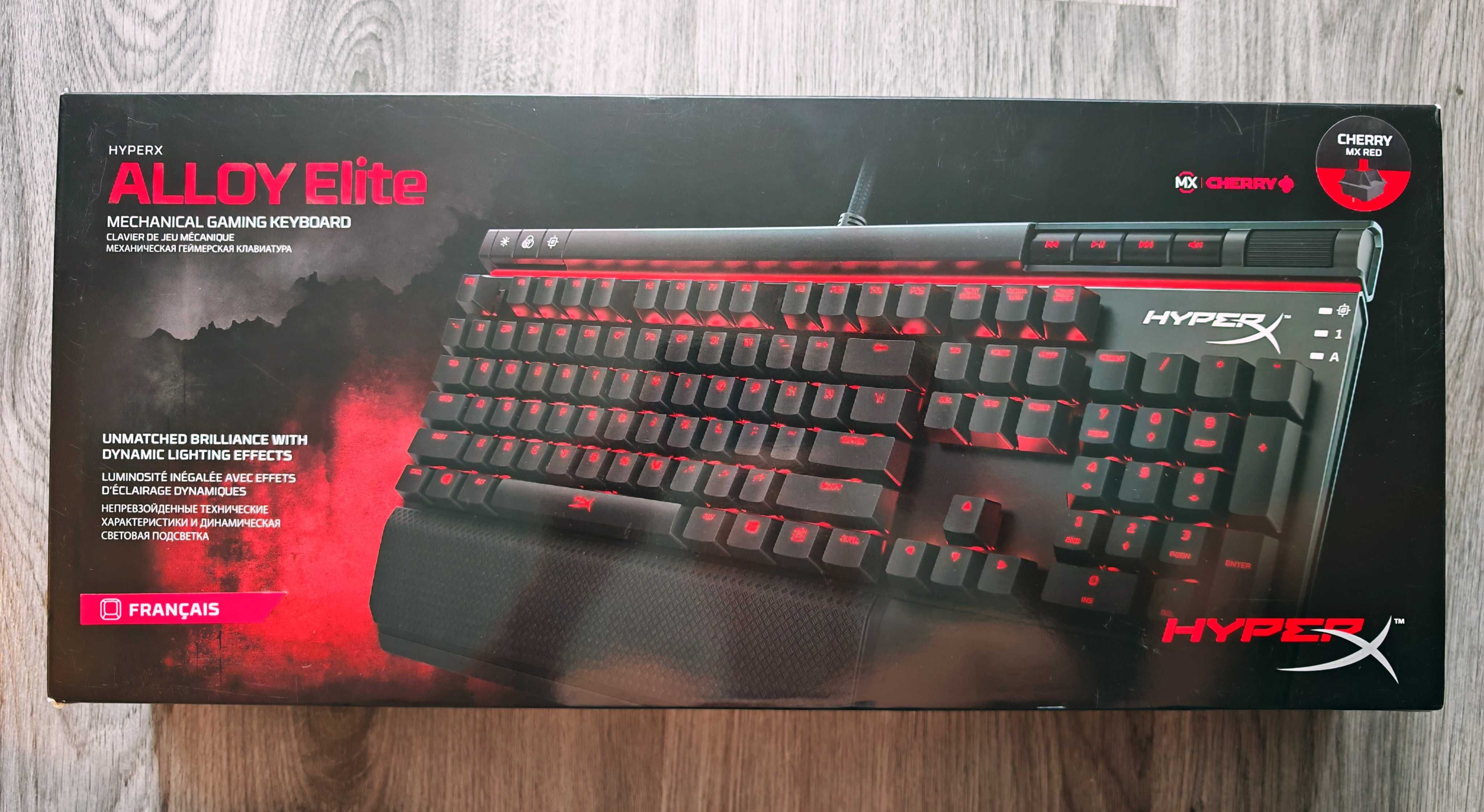 Нова HyperX Alloy Elite Mechanical Gaming Keyboard, Red LED клавиатура