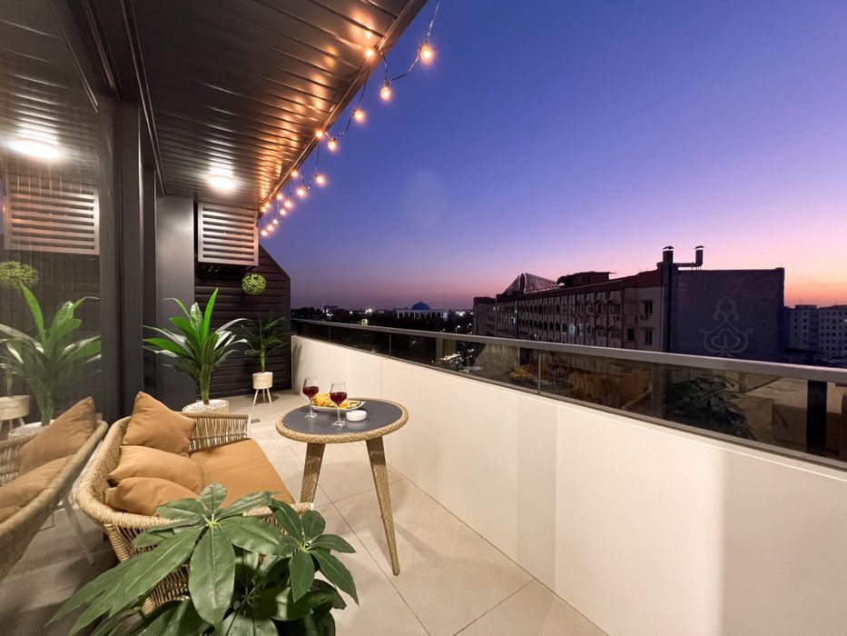 2к квартира суточно в NRG U-Tower