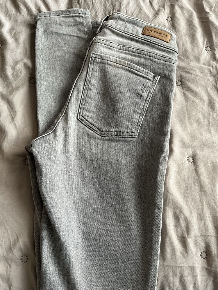 Дънки Scotch&Soda, 25 размер, сив