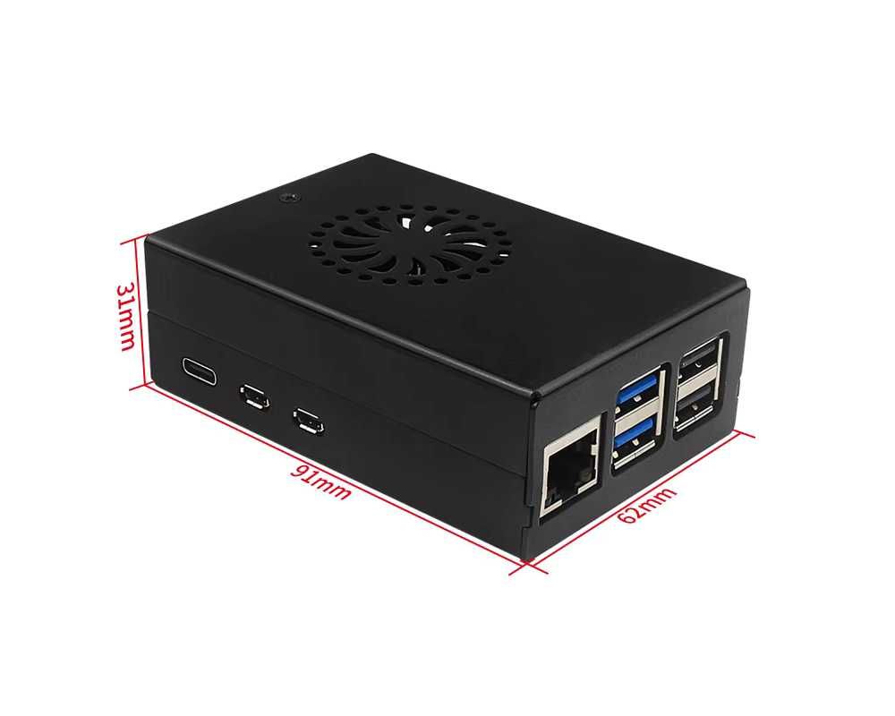 Металлический корпус для Raspberry Pi 5