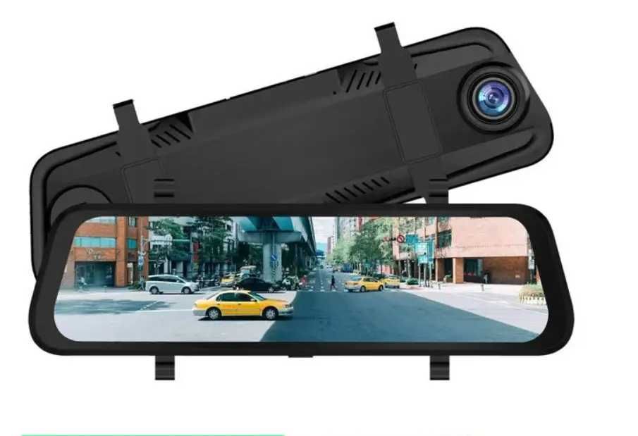 Full HD Starlight Night Vision 1080P, Огледало за автомобил с 2 камери