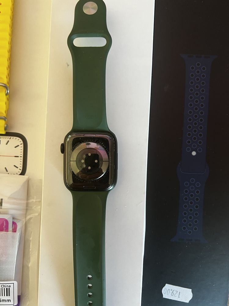 Apple watch 7 series green 94% батерия не различим от нов