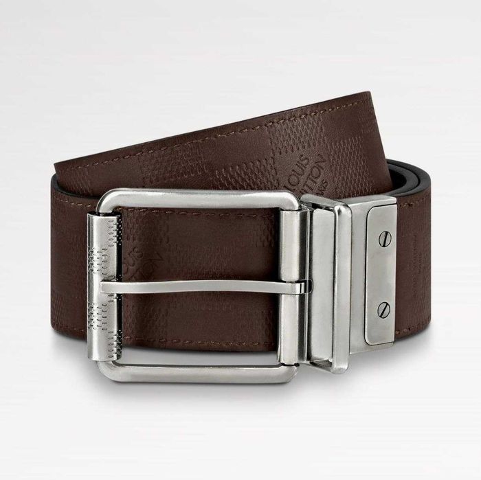 Мъжки колан Louis Vuitton LV двулицев