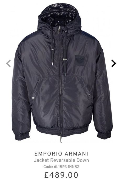 Geaca Armani cu doua fete