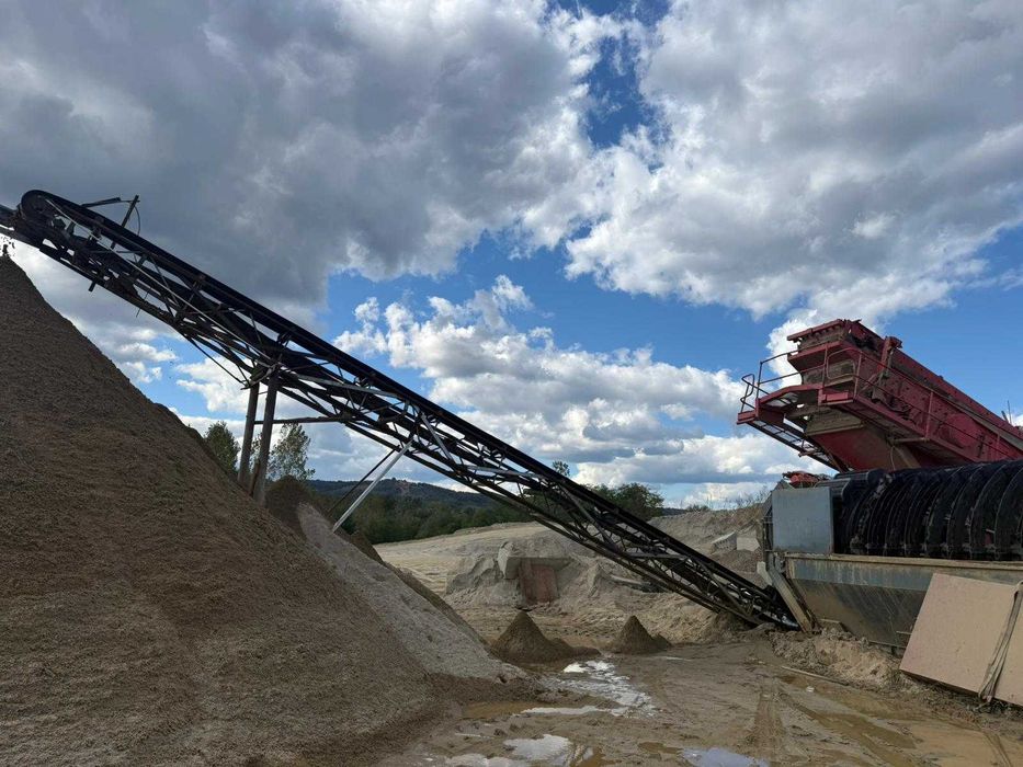 Vand statie de sortare mobila cu spalare Terex