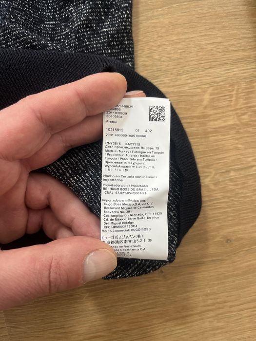 Fred Perry мерино пуловер размер XL
