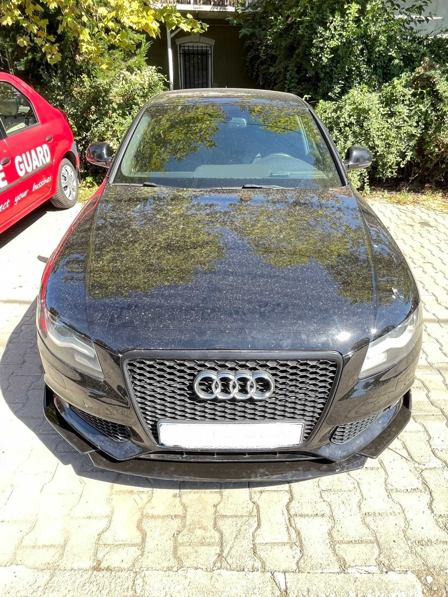 Lip prelungire tuning pentru bara fata adaptabil pe Audi A4 B8