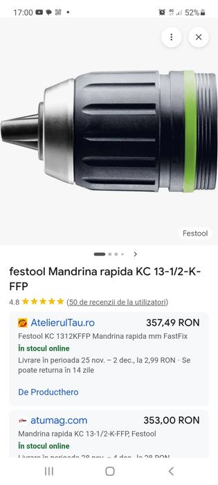 Mandrina  festool  13 mm