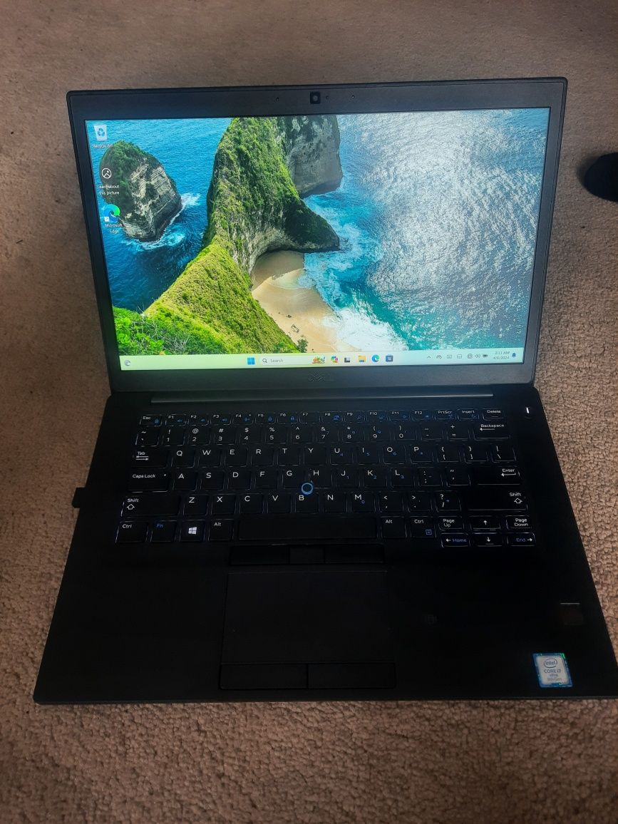 Dell 7490 16GB RAM 256GB SSD xotira