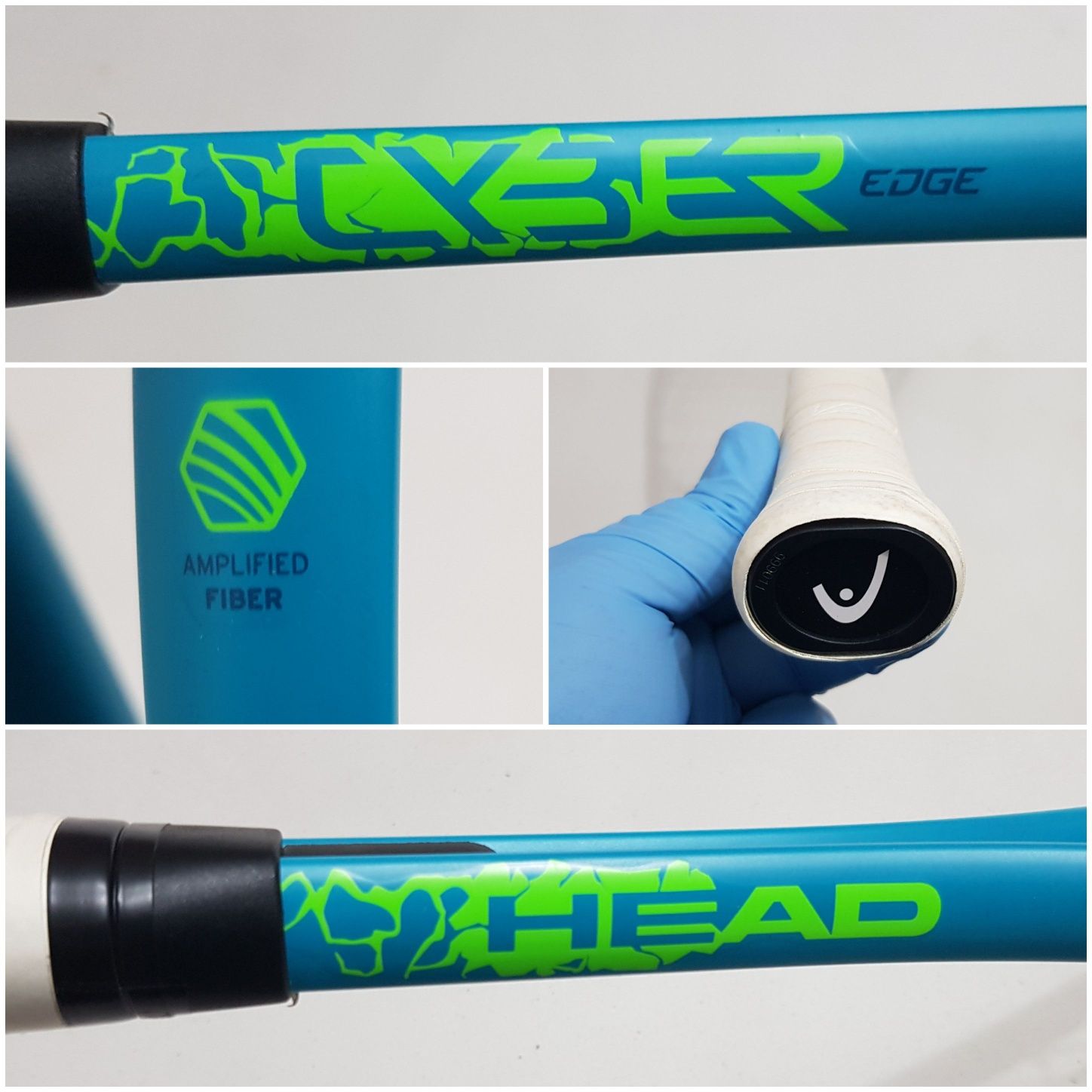 Racheta de squash, tenis HEAD Cyber Edge plus husă