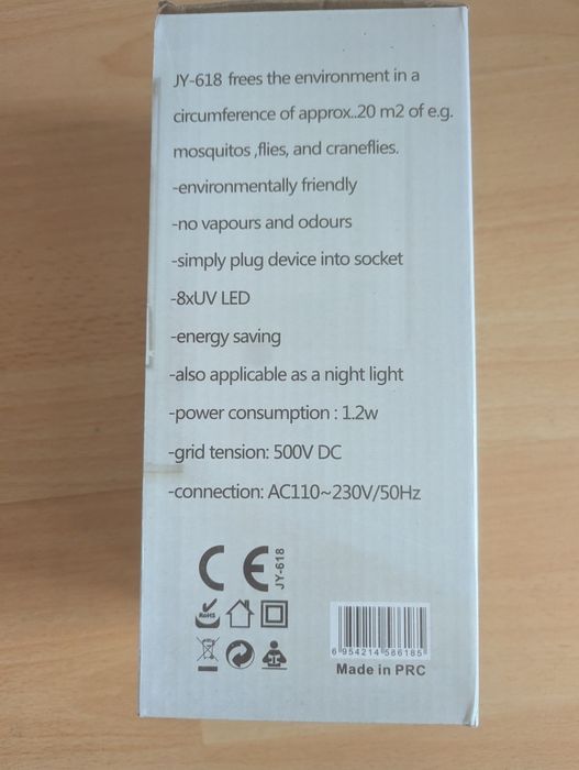 Aparat electric împotriva insectelor, muștilor și țânțarilor