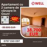 Apartament cu 2 camere de vânzare în Ozun, pe strada Mikes!
