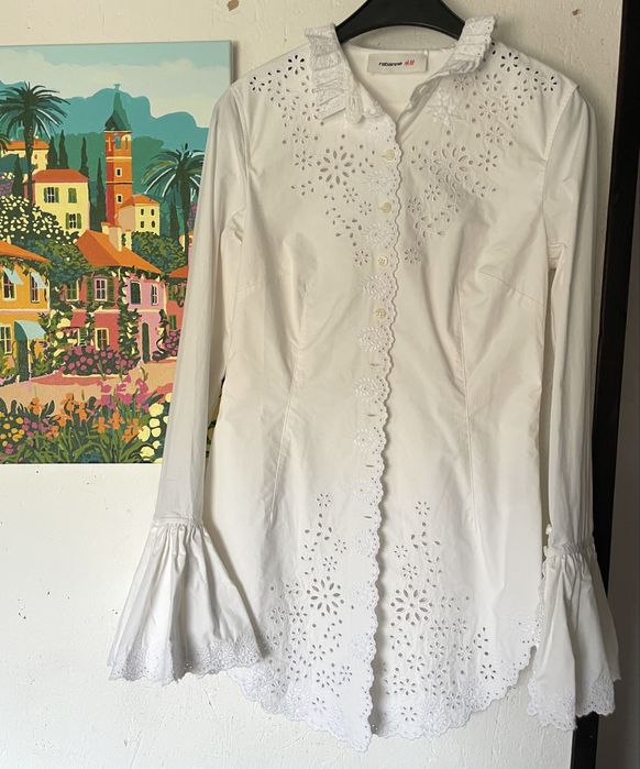 Camasa alba  cu Rabanne X H&M