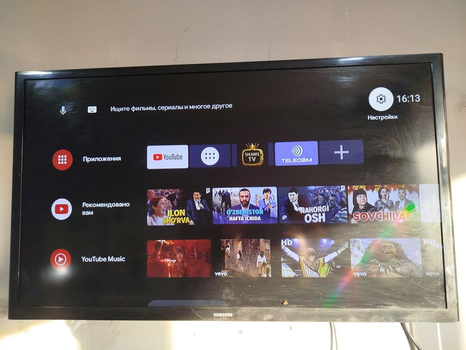 Smart TV 32 SAMSUNG оригинал ва 32  YASIN оддий тв. ҳам бор.