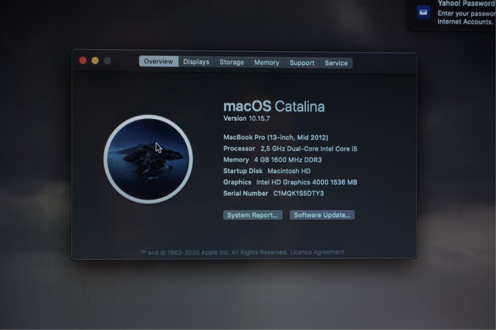 Macbook pro 13 mid 2012