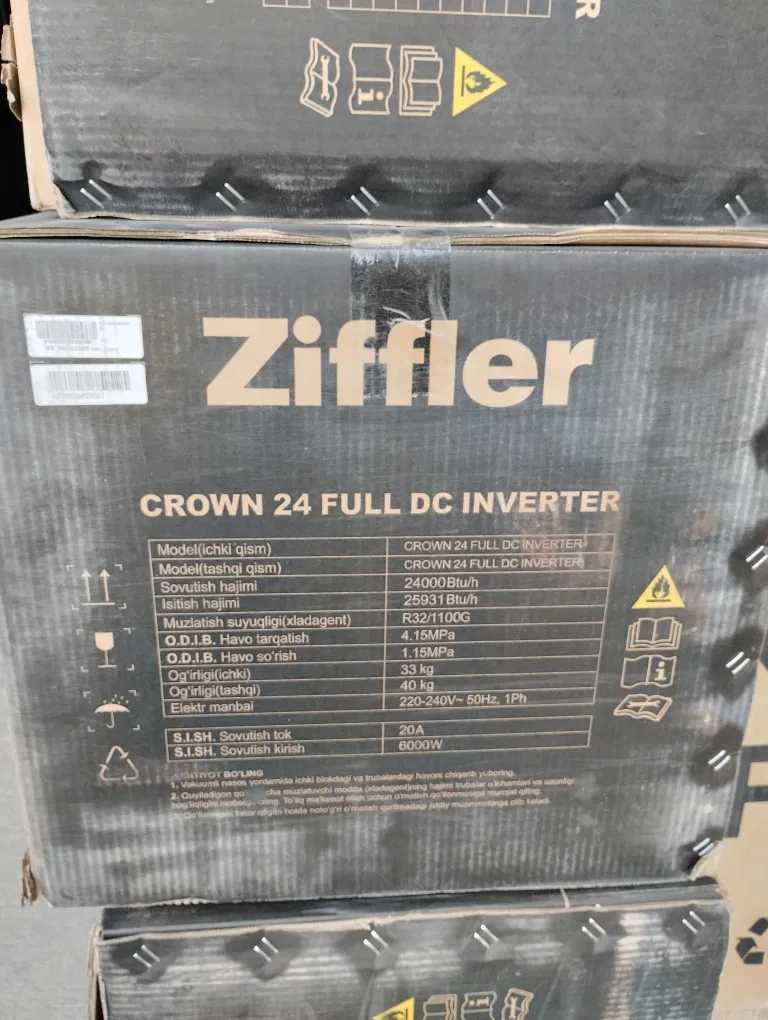 Колонный кондиционер ZIFFLER Crown 24 Full DC Inverter