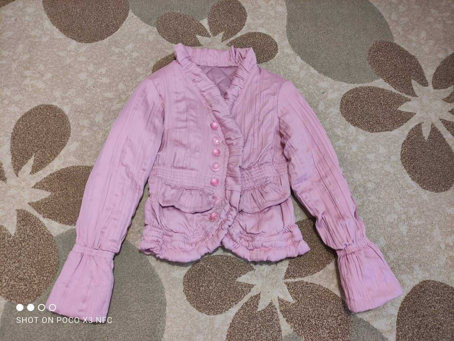 розово дебело зимно яке модел сако-30лв.