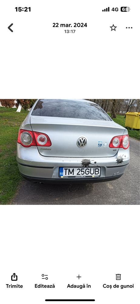 Vand pasat b6 anu 2007