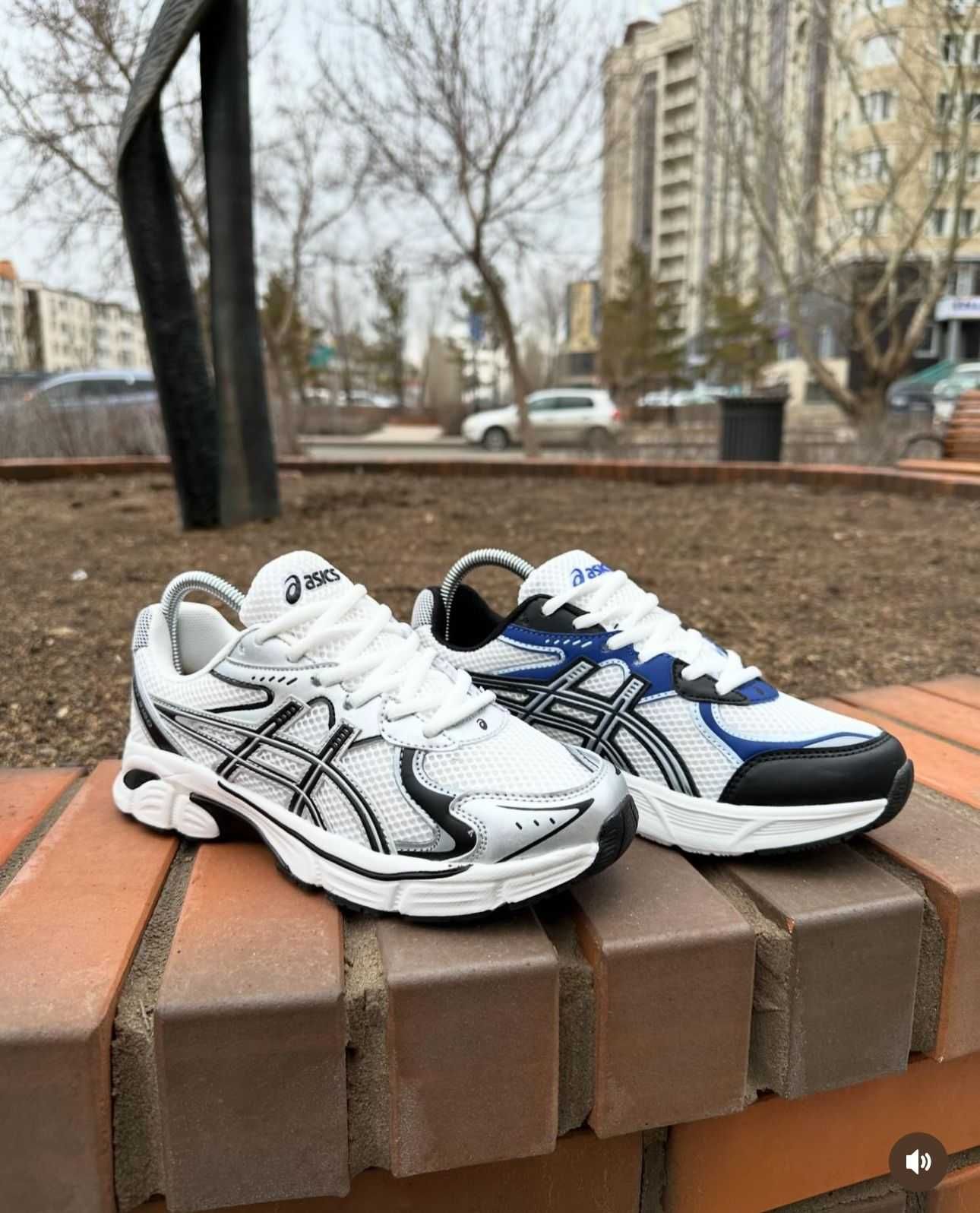 Мужские спортивные кроссовки Asics синие (1749)