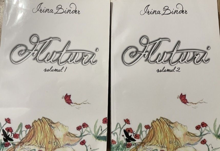 2 volume FLUTURI,Transport gratuit prin curier