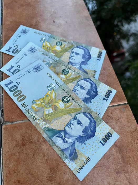 Bancnote vechi românești și străine – 9 buc – colecție