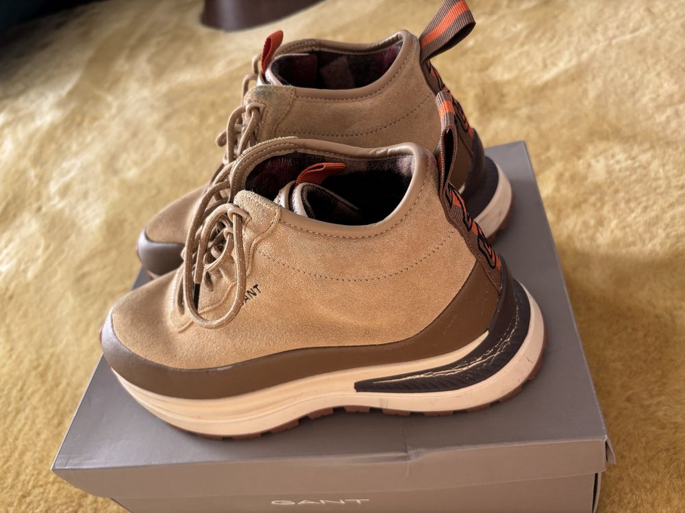 Ghete Gant 43 piele intoarsa