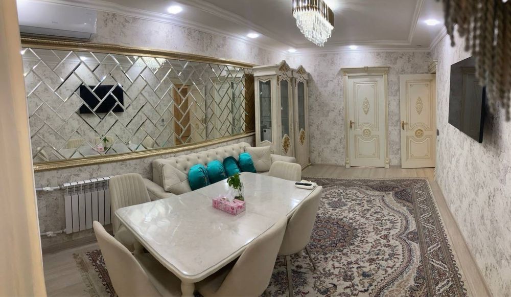 Чиланзар 2кв 3/4/4 72кв.м хороший ремонт с мебелью и техникой