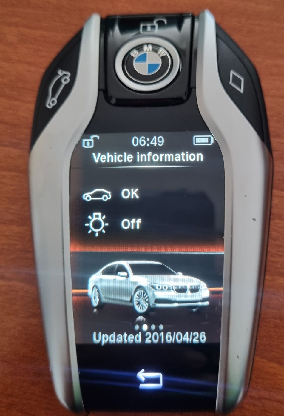 Оригинален Смарт ключ с дисплей БМВ Smart Key BMW Display 7ser 5ser 3s