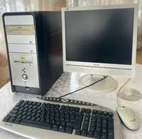 Продам компьютер (монитор, мышь, клавиатура, системный блок)