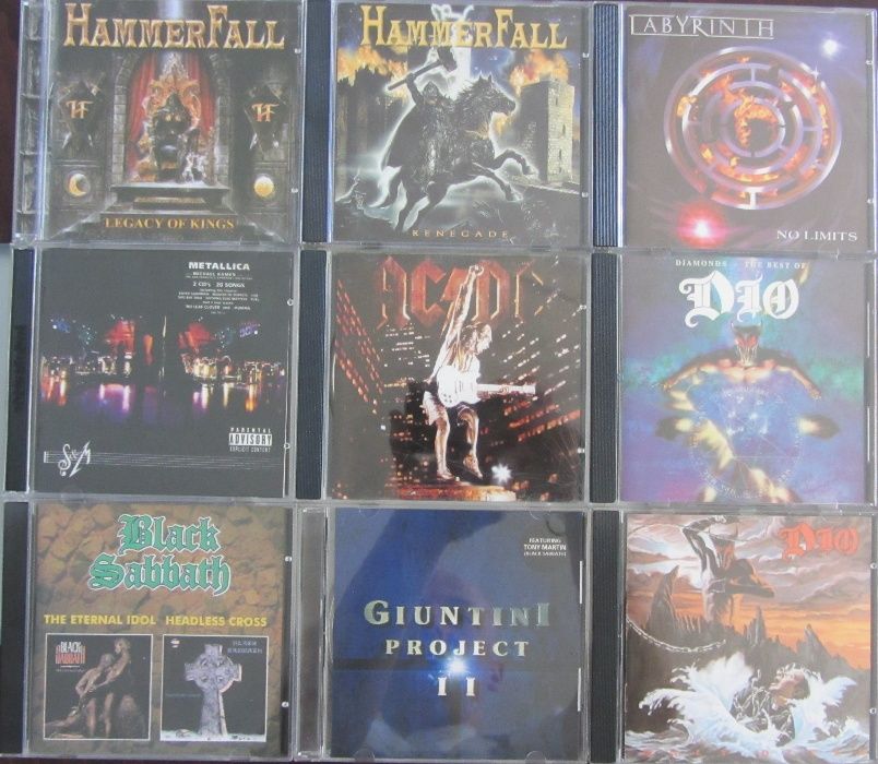 Продавам музикални audio CD, матрични, ROCK