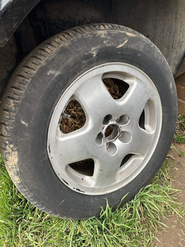 Джанти с гуми подарък 5х100 15 цола VW Audi