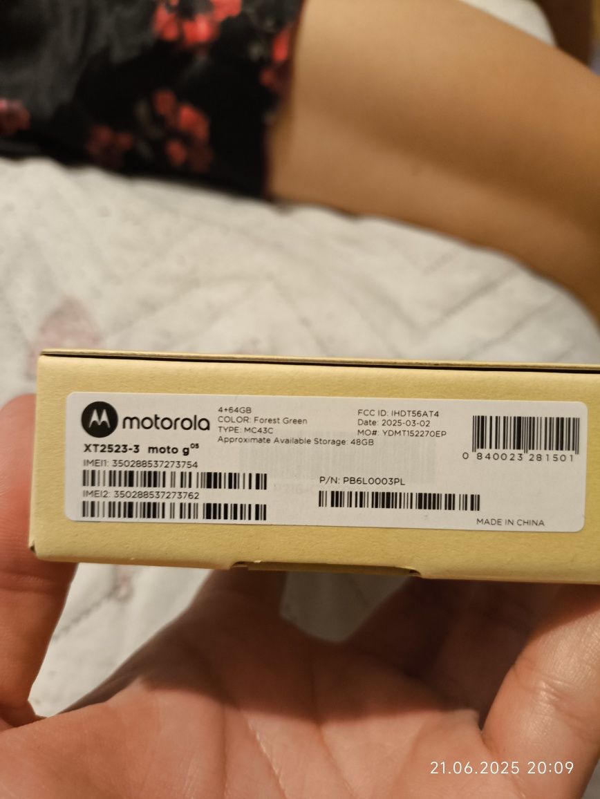 Моторола G 05 чисто НОВ