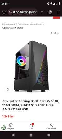 VAND PC i5-6500 RX470 16 GB + licenta windows + cadouri