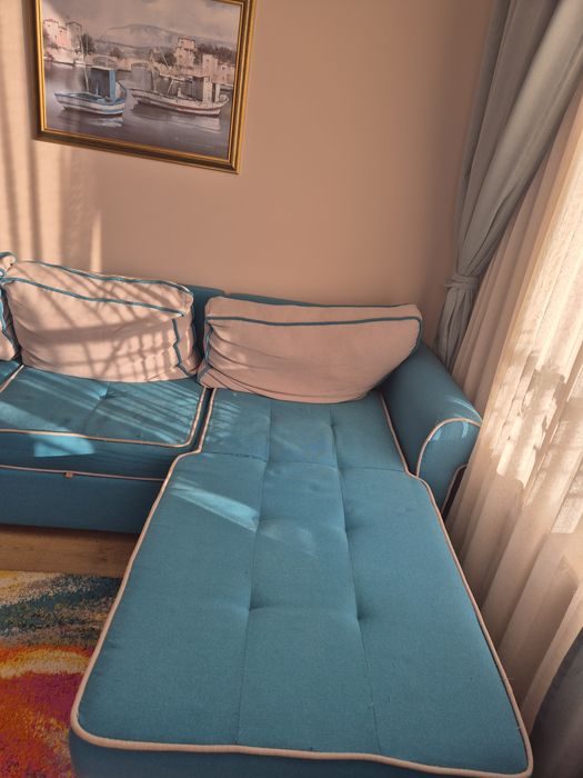 Ъглов разтегателен диван