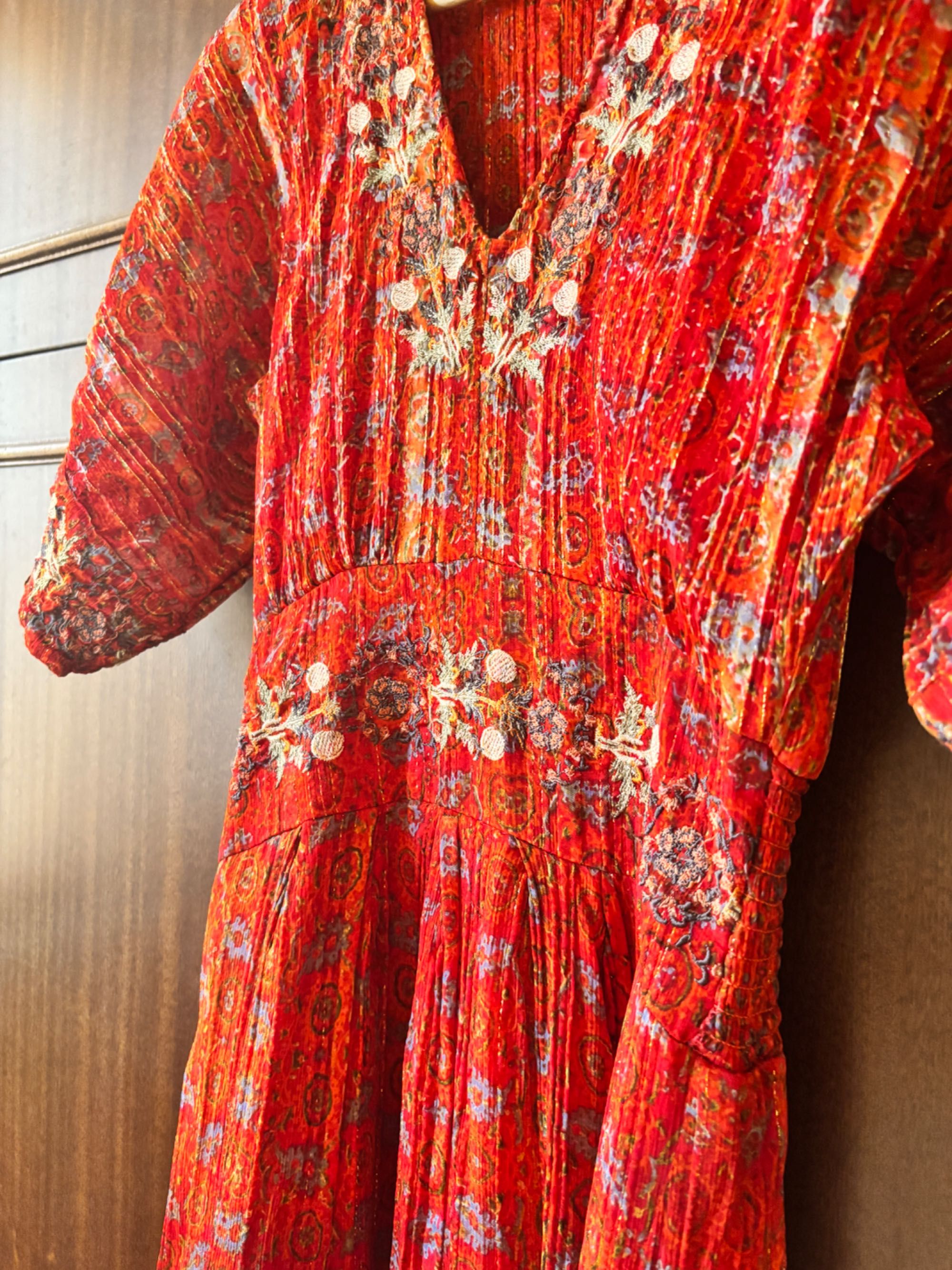 Рокля Desigual с метална нишка